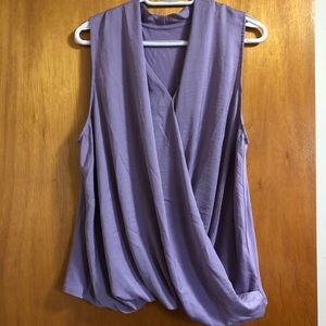 ANewDay silky wrap blouse